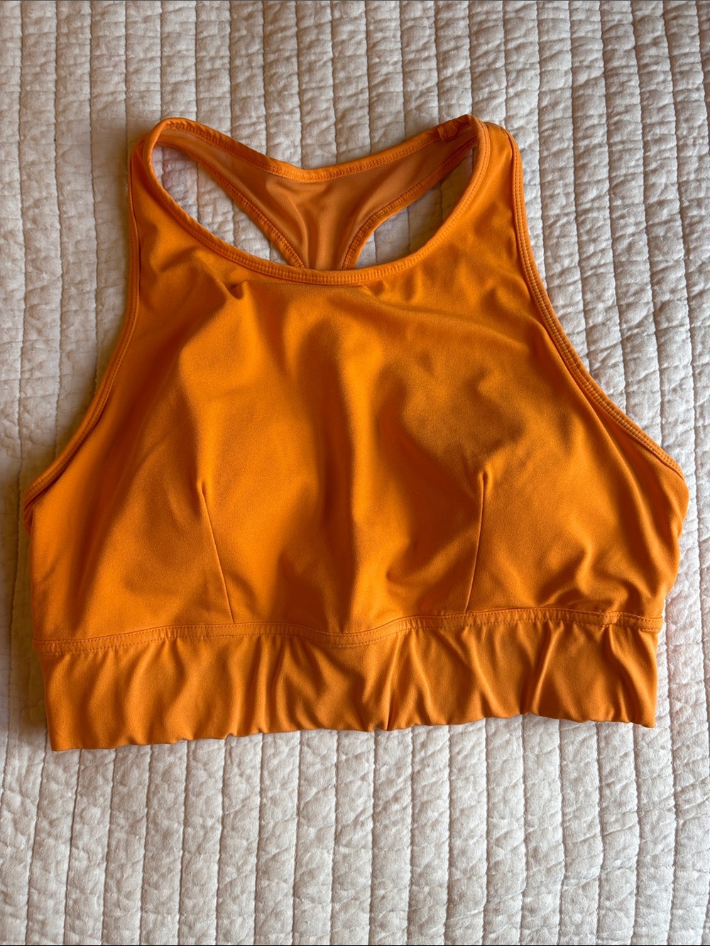 Sports Illustrated Orange Racerback Sports Bra